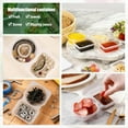 thumbnail image 5 of 20 Pack Reusable Snack Containers with Lids, 2-Compartment Clear Portion Cups for Salad Dressing, Sauce & Snacks, Leakproof Plastic Food Containers for Meal Prep & On-the-Go, 5 of 8