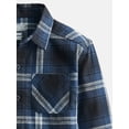 thumbnail image 2 of Wonder Nation Boys' Flannel Shirt with Long Sleeves, Sizes 4-18 & Husky, 2 of 3