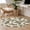 Green, variant on Sage Green Christmas Round Area Rug 4 FT, Non Slip Indoor Outdoor Rug, Rustic Pine Cones Xmas Botanical Washable Soft Circular Carpet Non-Shedding Floor Mat for Coffee Table Nursery Foyer Balcony