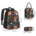 thumbnail image 2 of Balery Mushroom With Snails Mochila Escolar 3 en 1 para Niños - Mochila Resistente con Lonchera Térmica y Estuche - Mochila Escolar para Niños y Niñas, 2 of 7