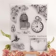 thumbnail image 4 of Flower Bird Clear Stamps and Cutting Dies for Card Making Photo Album Decorations Die Cuts Seal Scrapbooking Decor, 4 of 10