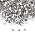 thumbnail image 2 of 1400 diamantes de imitación de cristal transparente para decoración de u?as, diamantes de imitación redondos de color blanco para decoración de u?as, maquillaje de ojos, funda de teléfono DIY (SS5 (1. Amonsee NO, 2 of 5