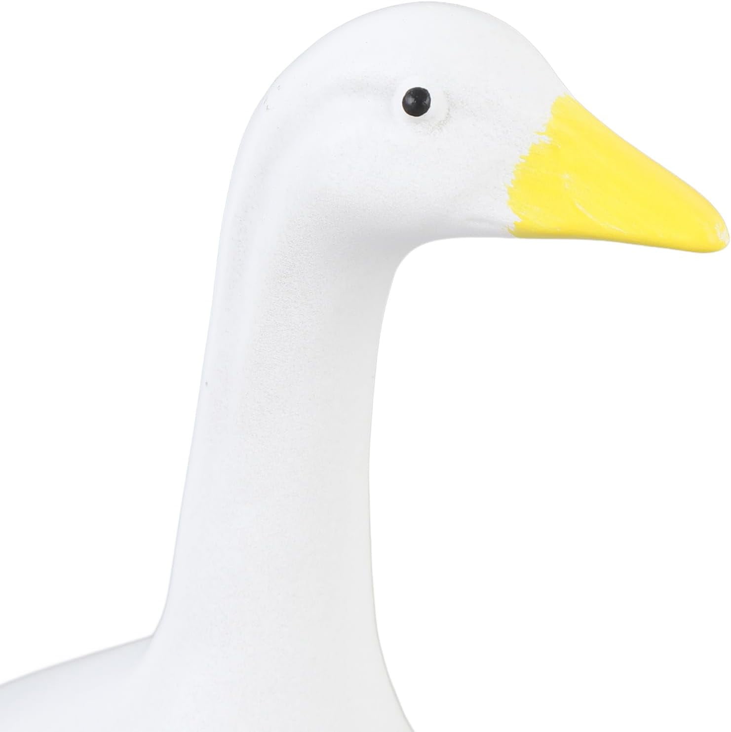 2026 New Goose Statue, Large White Geese Duck Garden Statues, Resin Porch Goose Wild Goose Outdoor Lawn Statue Art Decor Ornament, 7" Outdoor Duck Ornaments Resin