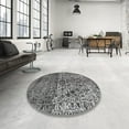 thumbnail image 3 of Ahgly Company Indoor Rectangle Traditional Dark Gray Persian Area Rugs, 7' x 10', 3 of 6