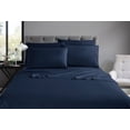 thumbnail image 2 of Swift Home Luxury 6-Piece Sheet Set with Extra Pillow Case, Queen, Navy, 2 of 8