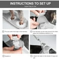 thumbnail image 5 of Fida Cat Harness and Leash Set for Walking Kitten and Puppy, Escape Proof Kitten Harness with Breathable Lightweight Soft Mesh, Adjustable Reflective Step-in Design for Kitten and Puppy.(XXXS, Grey), 5 of 7