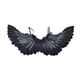thumbnail image 5 of Disfraz de alas de ángel para niños, pequeño regalo, disfraz de Halloween, alas de plumas encantadoras Negro, 5 of 9
