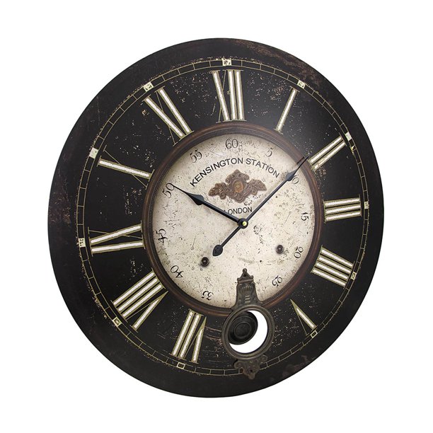 Horloge Murale Kensington Station de 23 Pouces de Diamètre
