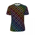 thumbnail image 5 of Circles T-Shirt Men Broader Spectrum Street Style Gym T-Shirts Quick Dry Summer Harajuku, 5 of 5