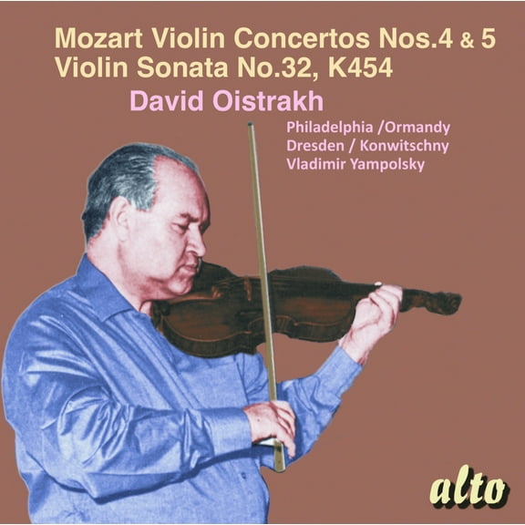 David Oistrakh - Mozart Violin Concertos Nos. 4 & 5, plus Violin Sonata K. 454 - Music & Performance - CD