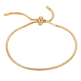 thumbnail image 1 of Pulsera Acero Inoxidable De Serpiente Deslizante Ajustable Xtellar dorado, 1 of 3