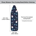 thumbnail image 5 of Renewold Santa Claus Blue Ironing Board Cover Resists Scorching and Staining with Elastic Edge Standard Size 16 x 55 Inches for Christmas Decor, 55 x 16 Inch, 5 of 5