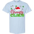 thumbnail image 3 of Inktastic Grampy Claus with Christmas Santa Hat and Snowflakes T-Shirt, 3 of 5
