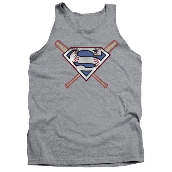 Superman - Crossed Bats - Tank Top - Large