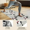thumbnail image 4 of Bulldog Dog Hot Yoga Mat Towel Non Slip for Hot Yoga - Quick-Drying Yoga Mat Cover with 4 Corner Pockets with Travel Bag - Hot Yoga Towel Non Slip 74"x26", 4 of 6