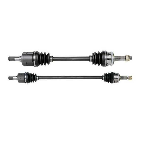 Front CV Axle Shaft Set - Compatible with 2006 - 2011 Hyundai Accent 2007 2008 2009 2010