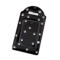 thumbnail image 2 of 5.5" Paw Print ID Card Holder, Clear Badge Protector with Clip for Work, School & Travel(Black), 2 of 7