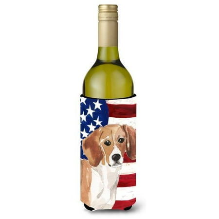 

Beagle Patriotic Wine Bottle Beverge Insulator Hugger