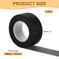 thumbnail image 2 of Masking Tape Black Painters Tape Paper Tape [for Crafts DIY Walls Painting Decoration]- 2 Inch x 55 Yards/4 Rolls, 2 of 6