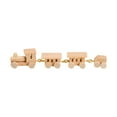 thumbnail image 2 of 1/12 Dollhouse Craft Mini Wooden Train Toy for Miniature Scene Architectural Lay light brown, 2 of 8