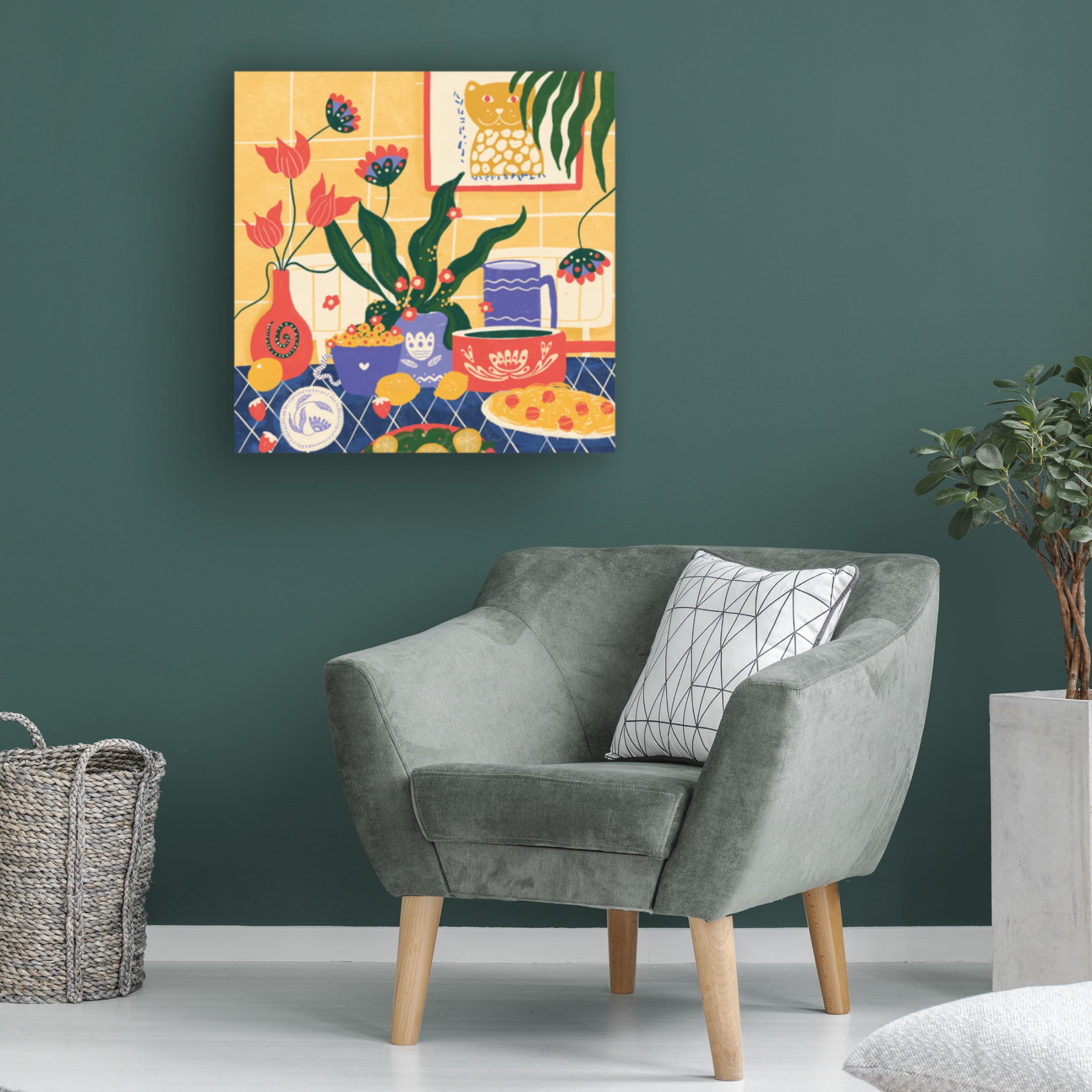 Trademark Fine Art Shriya Bhattacharya Summer Lunch Canvas Wall Art