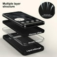 thumbnail image 3 of Slim Liquid Silicone Case for Google Pixel 8 Pro,with Scratch-Resistant Microfiber Lining Shockproof Soft Silicone Protective Case for Google Pixel 8 Pro (Black), 3 of 7