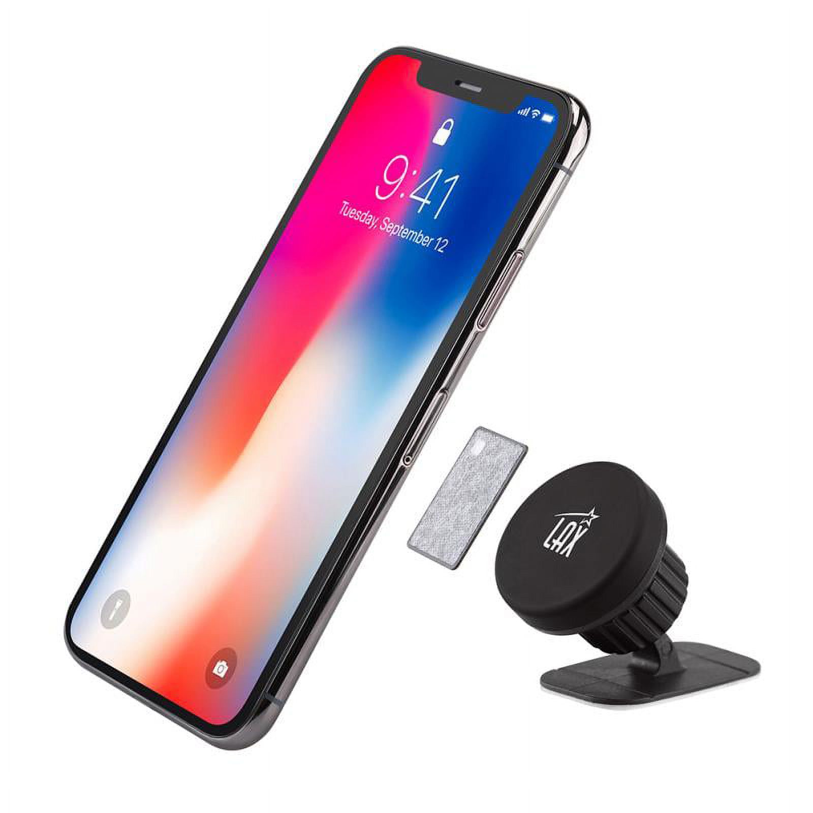 LAX Magnetic Dashboard Stick-on Car Mount for Smartphone