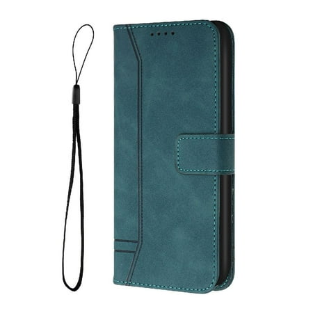 Phone Case for Motorola Moto G Power 2020 Hand Strap Flip Folio Wallet PU Leather Card Slots Cover Magnetic Closure