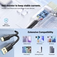 thumbnail image 4 of Cable USB-A a USB-C | 1 Metro | Carga y Sincronización de Datos | Carga Rápida 60W | Datos 5 Gbps, 4 of 4
