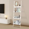 thumbnail image 3 of Home 4-Tier Ladder Bookshelf – Freestanding Acrylic Bookcase, Frame 52 cm*183 cm, 3 of 23