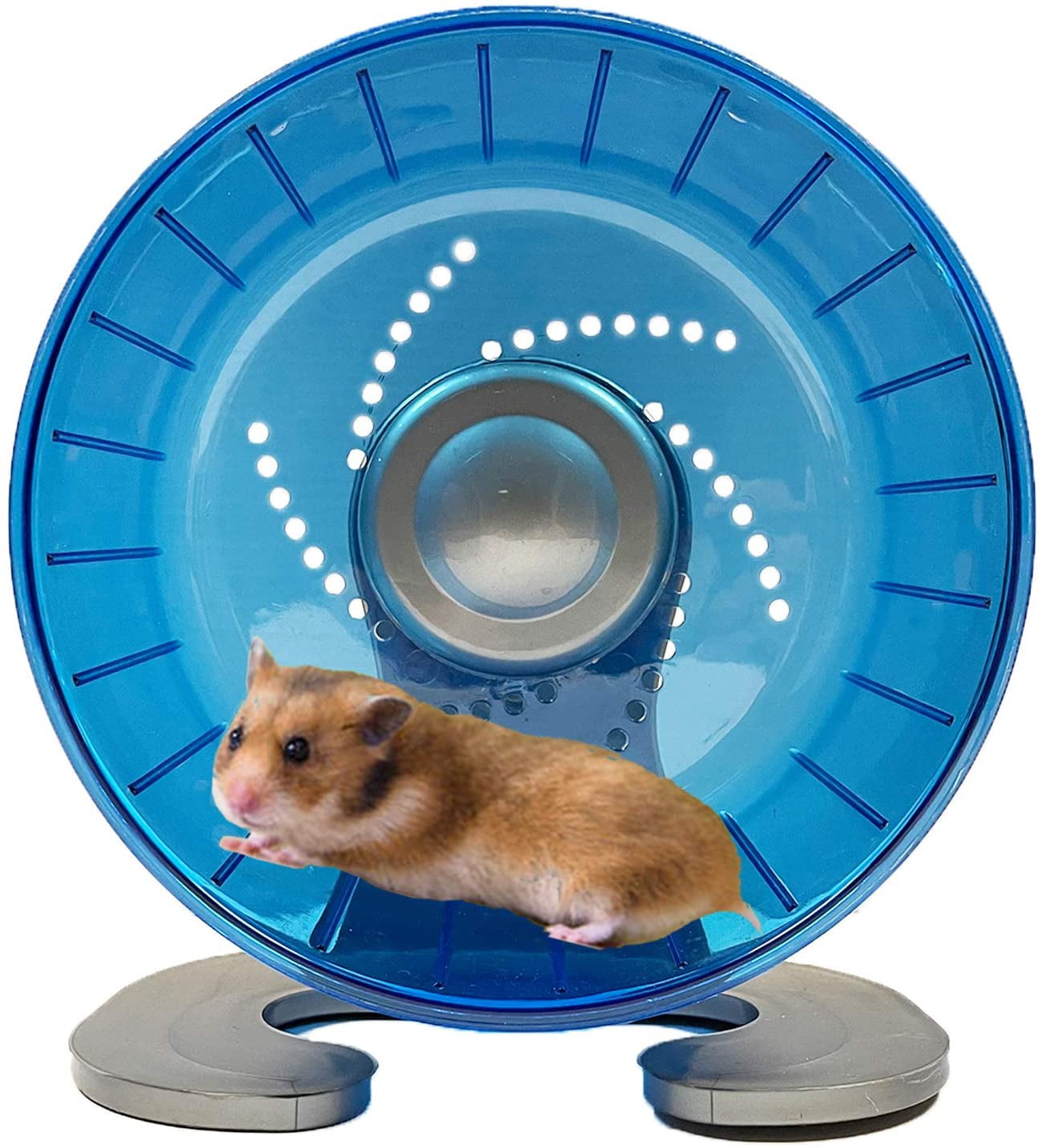 or Mice Gerbils Hamster Toys for Hamster Cage Super Mute Spinner Exercise Running Wheel for Hamsters Goldeal 5.5 Inches Silent Hamster Wheel