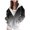 Blue, variant on Womens Blouses Casual Winter Fall Comfy Hooded Long Sleeve Bubble Drop Shoulder with Pocket Gradient Leisure Polyester Hoodies Outerwear(Navy,L)