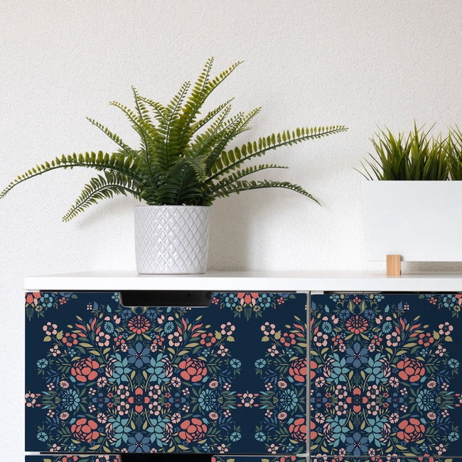 Medallion Floral Peel & Stick Wallpaper
