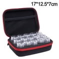 thumbnail image 2 of Caja de almacenamiento de arte y artesanía de 15 rejillas, accesorios de pintura de bordado de diamantes, tanque de choque colgante, 2 of 5