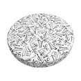 thumbnail image 6 of Uemuo Black White Music Pattern Round Bar Stool Seat Covers Washable Stool Cushion Slipcover Elastic Bar Chair Covers-13 inch, 6 of 7