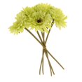 thumbnail image 1 of 5 piezas de girasoles artificiales, ramo de flores para decoración del hogar, interior y exterior, boda y jardín. Verde, 1 of 9