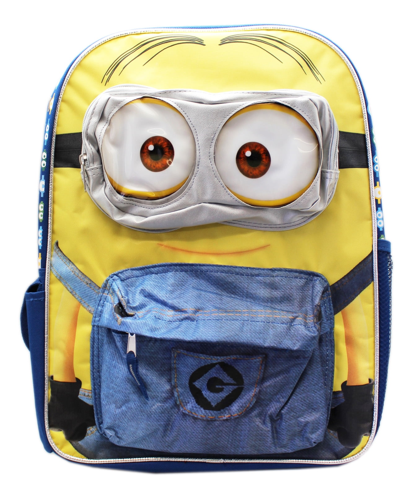 Despicable Me Minion Toddler size Backpack 12" 3-D pop up Image 
