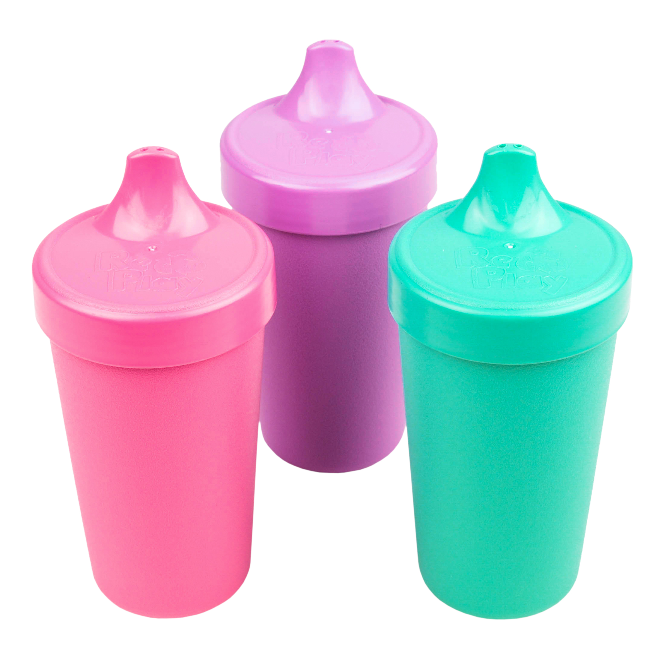 RePlay Made in The USA 3pk No Spill Sippy Cups for Baby, Toddler, and