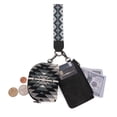 thumbnail image 3 of Wrangler Aztec Keychain Wristlet Wallets for Women Western Dual Pouch Wristlet Credit Card Holder Wallet with Zipper Pocket, Angel-Black, 3 of 7