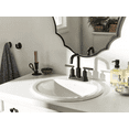 thumbnail image 4 of Moen 6150Bl Matte Black Two-Handle Bathroom Faucet, 4 of 5