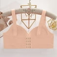 thumbnail image 3 of Tweang wireless bra Cozy Adjustable Bra Convertible Straps Padded Comfort with Support Anti-Sagging Posture wireless bra full coverage Comfy Mesh Regular and Plus Size sports bras Hot Pink 2XL, 3 of 6