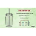 thumbnail image 2 of Plastic Mason Jars with Straw Set 24 oz. Set of 10, Bulk Pack - Jars for Overnight Oats, Candies, Fruits, Pickles, Spices, Beverages - Graphite, 2 of 5