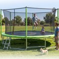 thumbnail image 2 of 16FT Kids Trampoline with Hoop - Outdoor Trampoline W/Enclosure Net & Ladder, XXL Round Trampolines with Steel Support, Max Weight Capacity 1320LBS, 2 of 8
