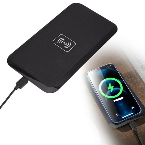 Liquidation! DomFun Plaque de Charge Sans Fil Mince Tapis de Chargement pour Noir 10w