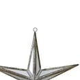 thumbnail image 2 of Northlight 7.5" Mirrored Five Point Star Christmas Ornament - Gray, 2 of 4