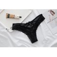 thumbnail image 1 of Ropa interior de cintura baja hueca cómoda y sexy transparente de malla de encaje exquisita, 1 of 6