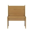 thumbnail image 3 of Linon Delk Pine Wood Small Back Rest Bench in Honey, 3 of 25