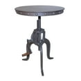 thumbnail image 2 of HomeRoots 493241 19 x 18 x 18 in. Inndustrial & Industrial Metal Round End Table, 2 of 5