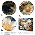 thumbnail image 3 of Designart "Koi Dance Asian Painting I" Asian Floater Framed Canvas Wall Art, 3 of 7