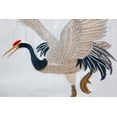 thumbnail image 3 of Streetwear Japanese Harajuku Tshirt Short Sleeves Shirt Embroidery Flying Cranes Urban Fashion Tee, 3 of 5
